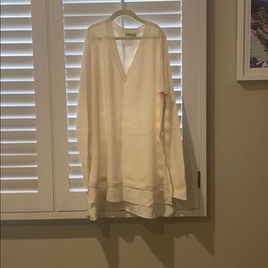 Vince long v-neck sweater